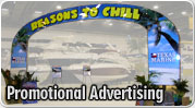 Trade show and exhibit promotional advertising