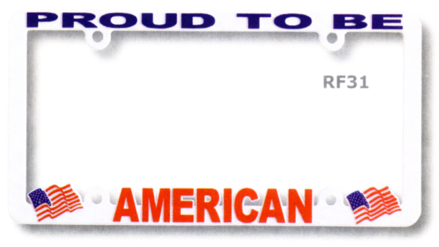 plastic license plate inserts, custom license plate inserts, license plate inserts