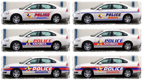 Police Car Graphics Vehicle Security Vinyl Lettering Direct Decals