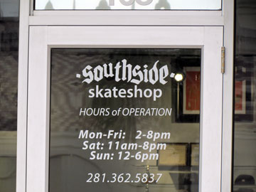 Store Window Lettering