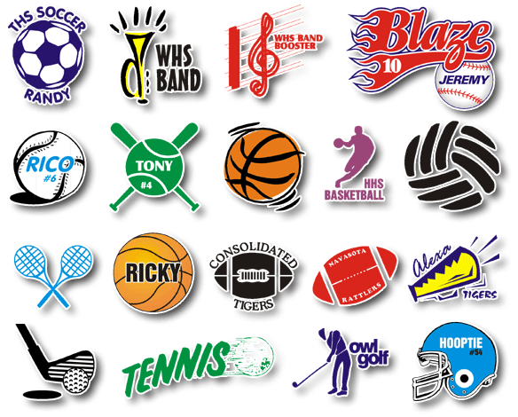 Best team ever Stickers, Unique Designs