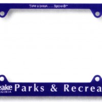 Plastic License Plate Inserts